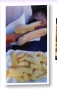 Edinburgh Christmas Market 2018 - Ksekrainer und Chips