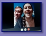 Dominique & Christoph beim skypen mit uns