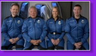 Captain Kirk ist auf ins All