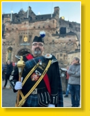 In front of the "office" aka the Edinburgh Castle